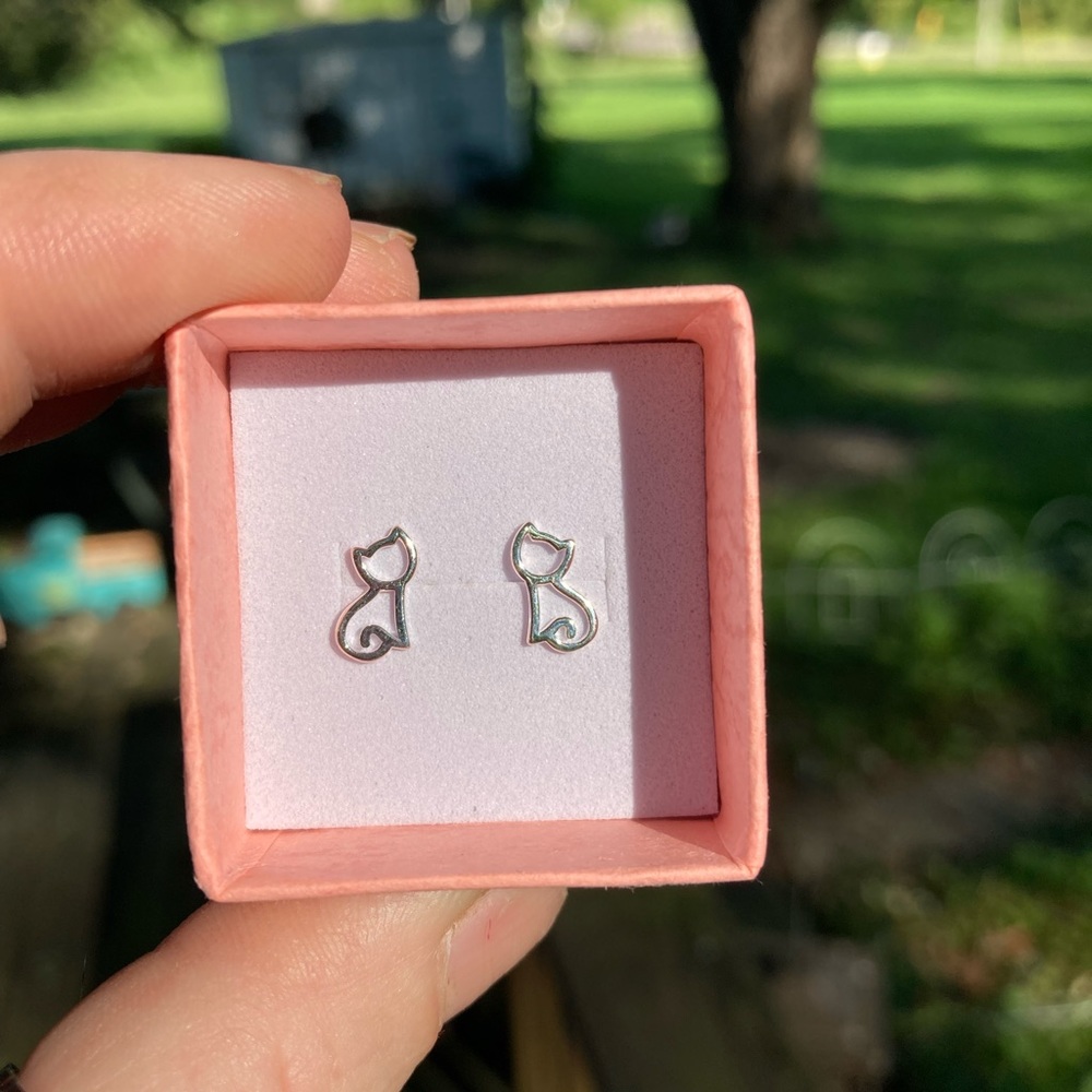 Cat Silhouette Earrings